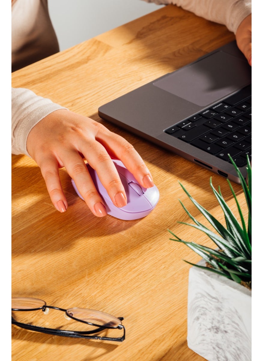 Smw-88 USB Purple 2.4ghz Wireless Mouse