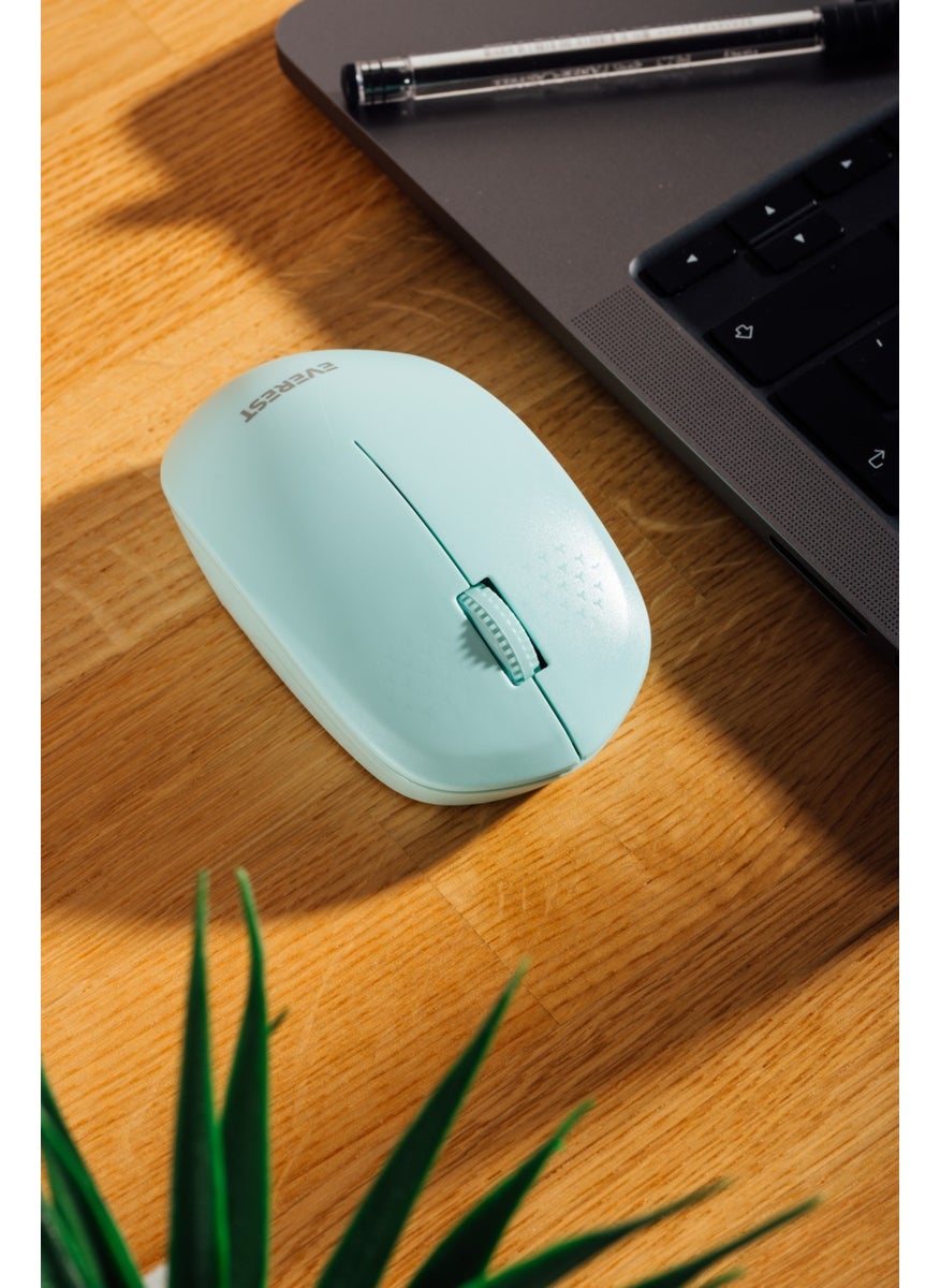 Smw-88 USB Green 2.4ghz Wireless Mouse