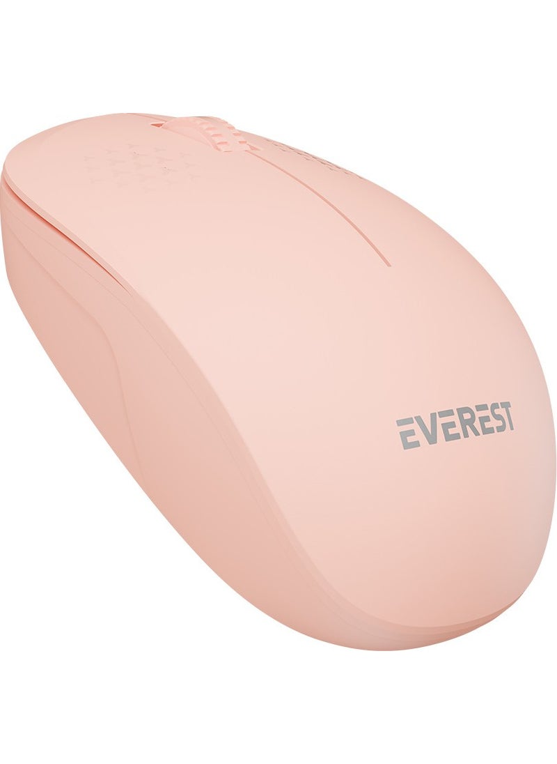 Smw-88 USB Pink 2.4ghz Wireless Mouse