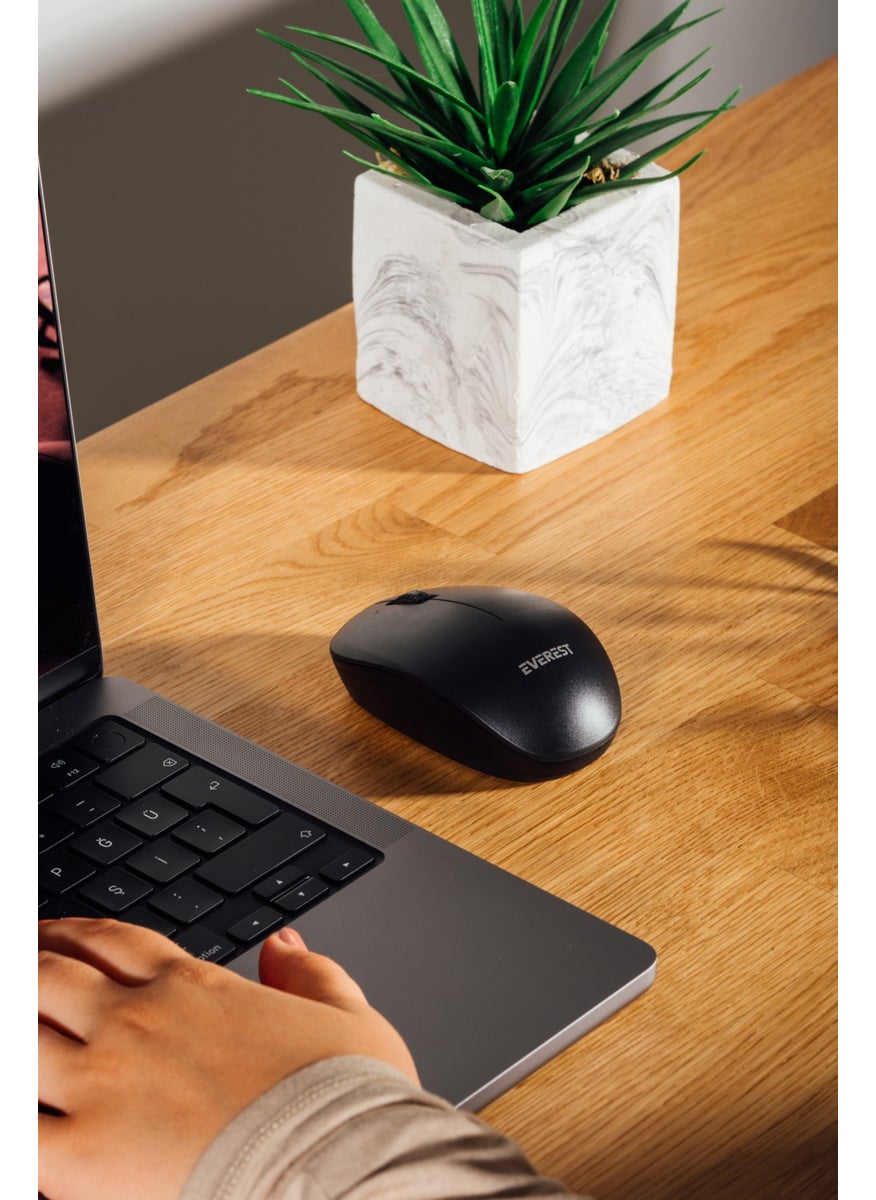 Smw-88 USB Black 2.4ghz Wireless Mouse