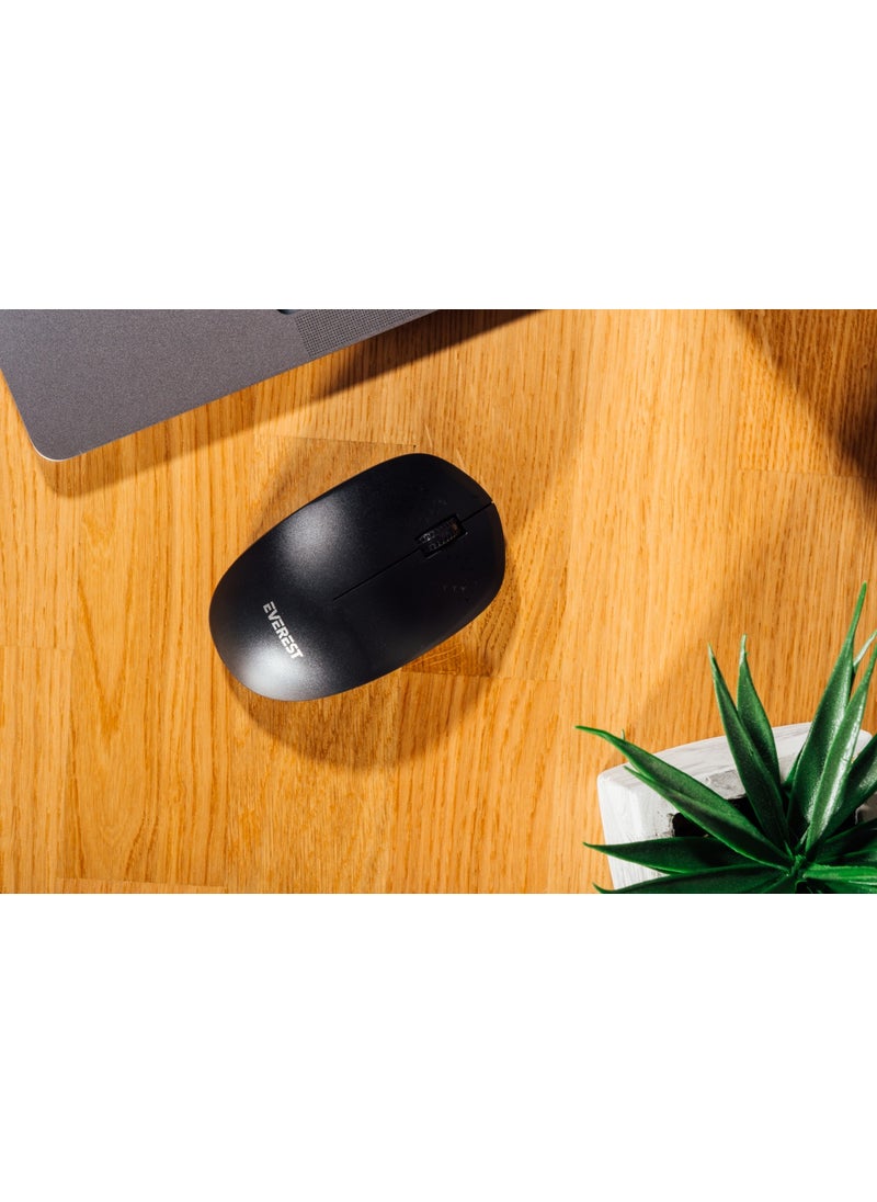 Smw-88 USB Black 2.4ghz Wireless Mouse
