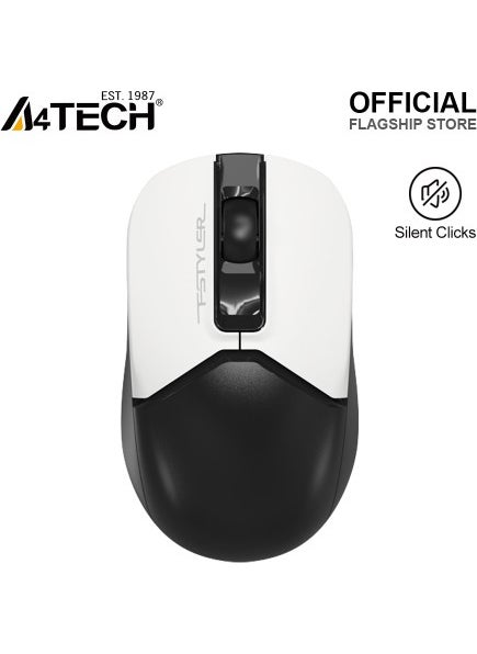 A4 Tech FG12S Panda (Black-White) Fstyler 2,4ghz Wireless, Silent Optical Mouse, 10-15METER, 3 Buttons, Nano Receiver