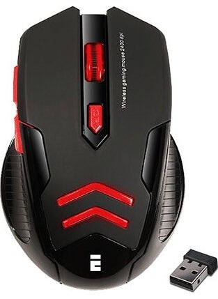 SM-763 Red 6D 2400 DPI 2.4GHz Backlight Gaming Wireless Mouse