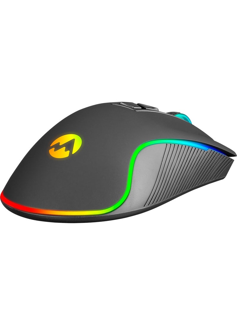 SM-G06 Sagitta 6400DPI USB RGB 8D Macro Gaming Mouse