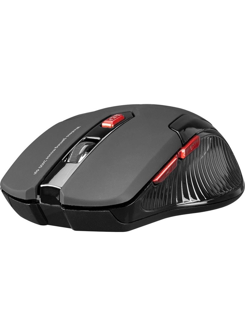 SM-763 2400 Dpi 2.4 Ghz Illuminated Gaming Player Wireless Mouse