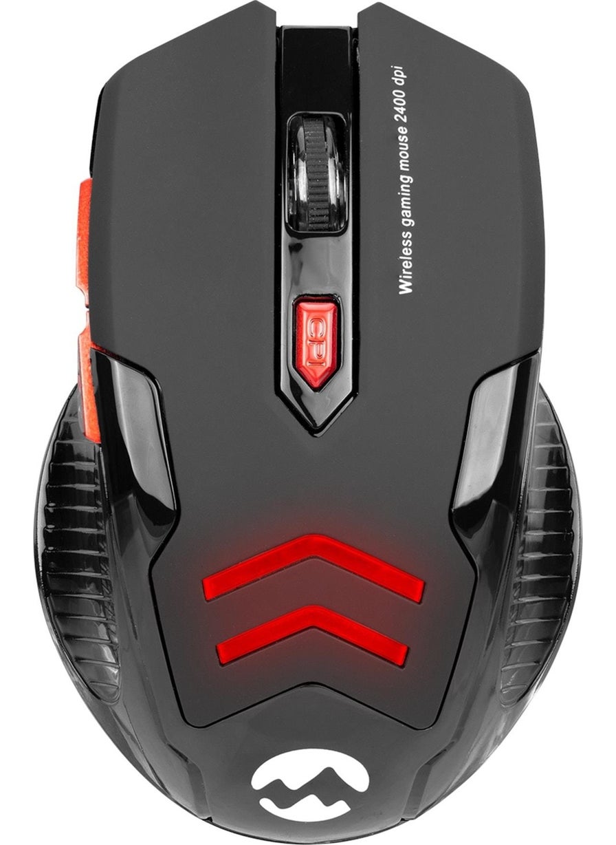 SM-763 2400 Dpi 2.4 Ghz Illuminated Gaming Player Wireless Mouse
