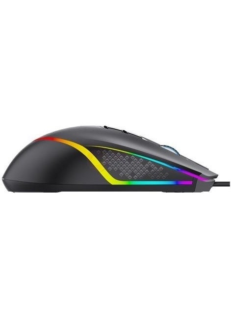 F805 Chroma Backlight Wired Gaming Optical Mouse