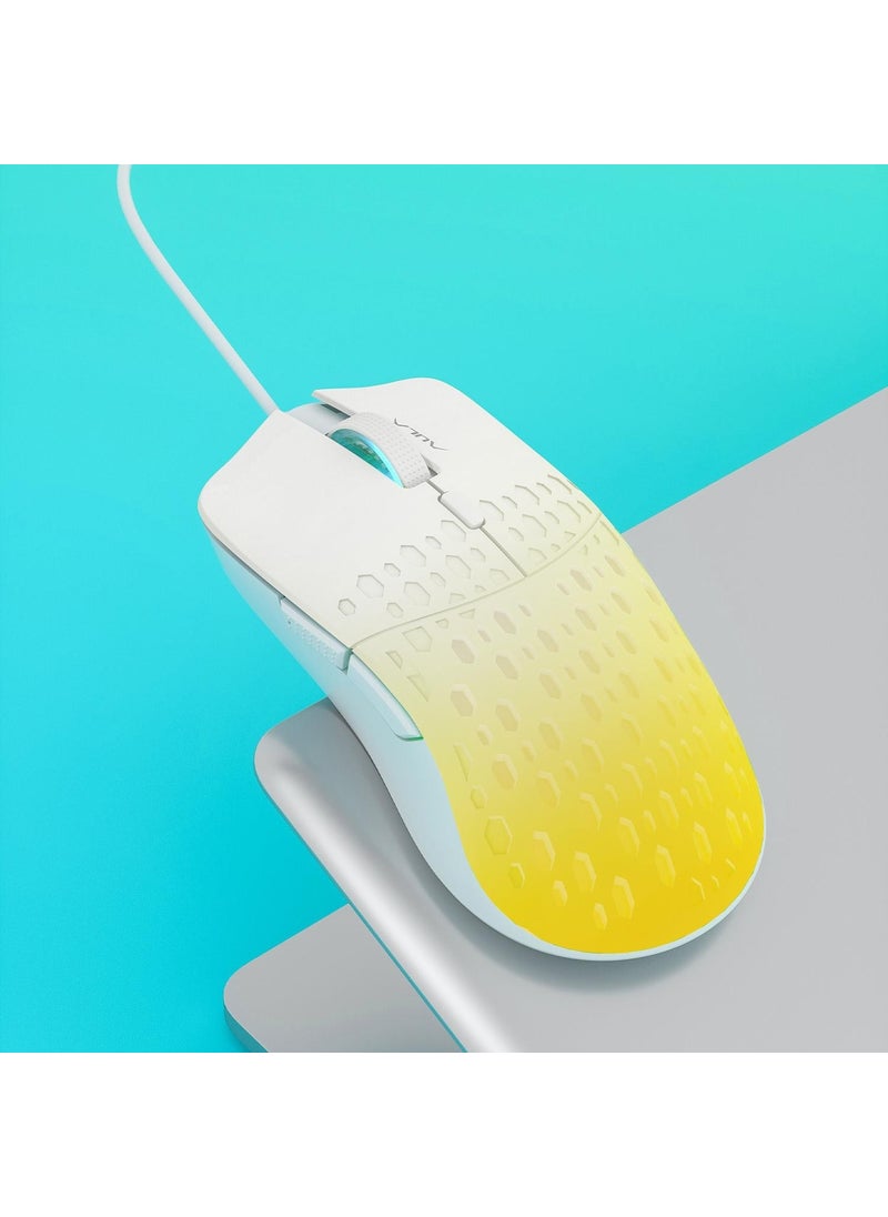 S11 Pro 3600DPI RGB Optical Gaming Mouse Yellow