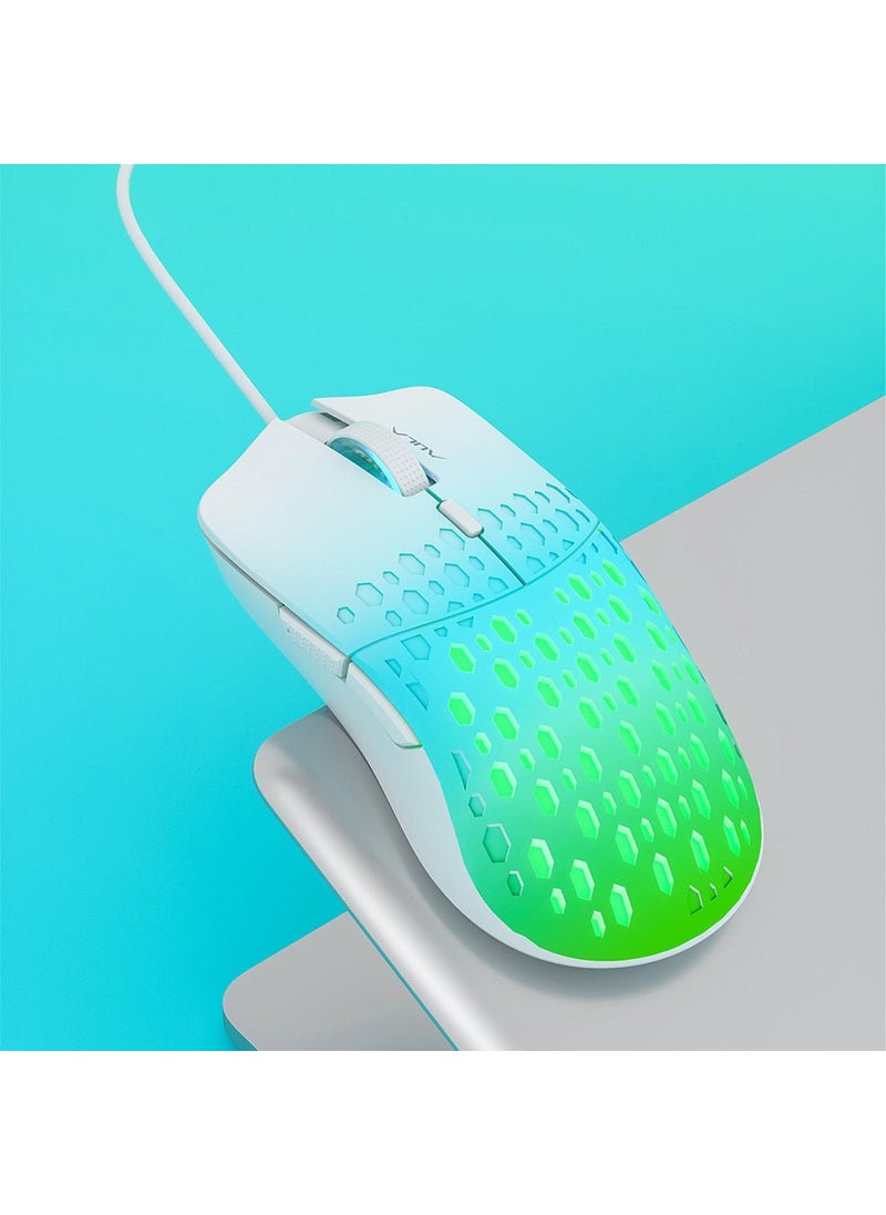 S11 Pro 3600DPI RGB Optical Gaming Mouse Green