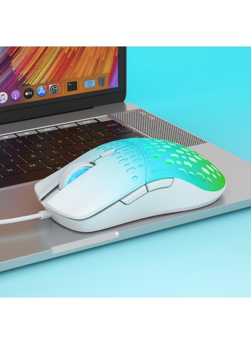 S11 Pro 3600DPI RGB Optical Gaming Mouse Green