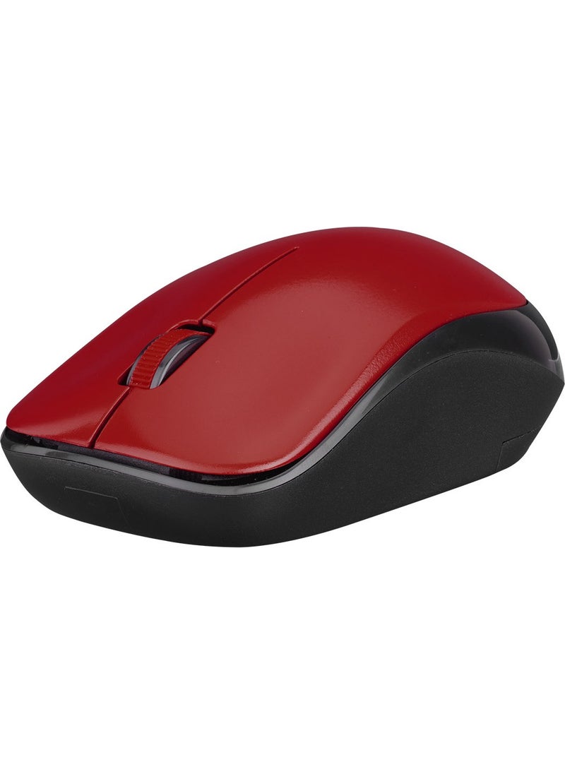 SM-833 Usb Black/Red 1200dpi Optical Wireless Mouse