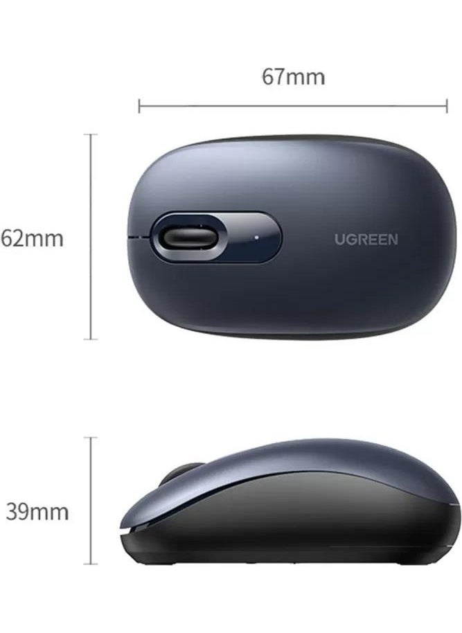 2400DPI 2.4ghz Wireless Silent Mouse Night Blue