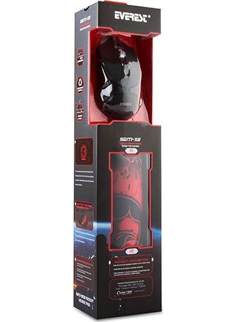 SGM-X8 Usb Black Gaming Mouse and Mousepad Set