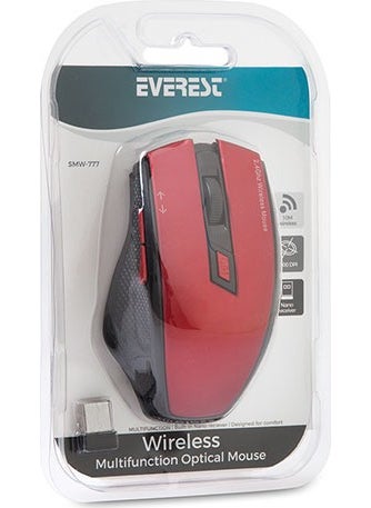 SMW-777 Usb Red 2.4Ghz Optical Wireless Mouse