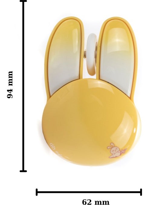 Cute Rabbit 3D Yellow Mouse Bluetooth + 2.4g Dual Mode