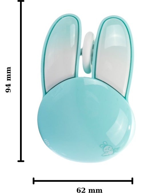 Cute Rabbit 3D Blue Mouse Bluetooth + 2.4g Dual Mode