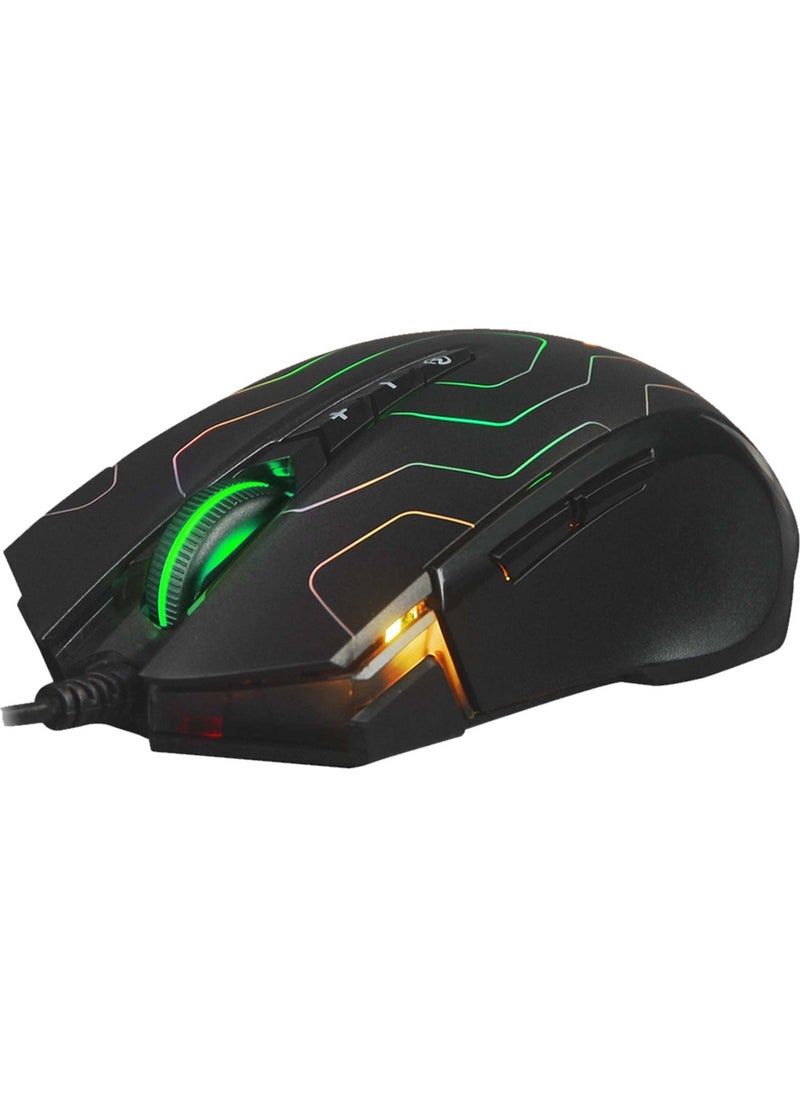 A4 Tech X89 Oscar X7 Neon Maze 2400DPI USB Macro Gaming Mouse
