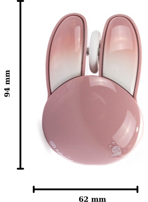 Cute Rabbit 3D Pink Mouse Bluetooth + 2.4g Dual Mode