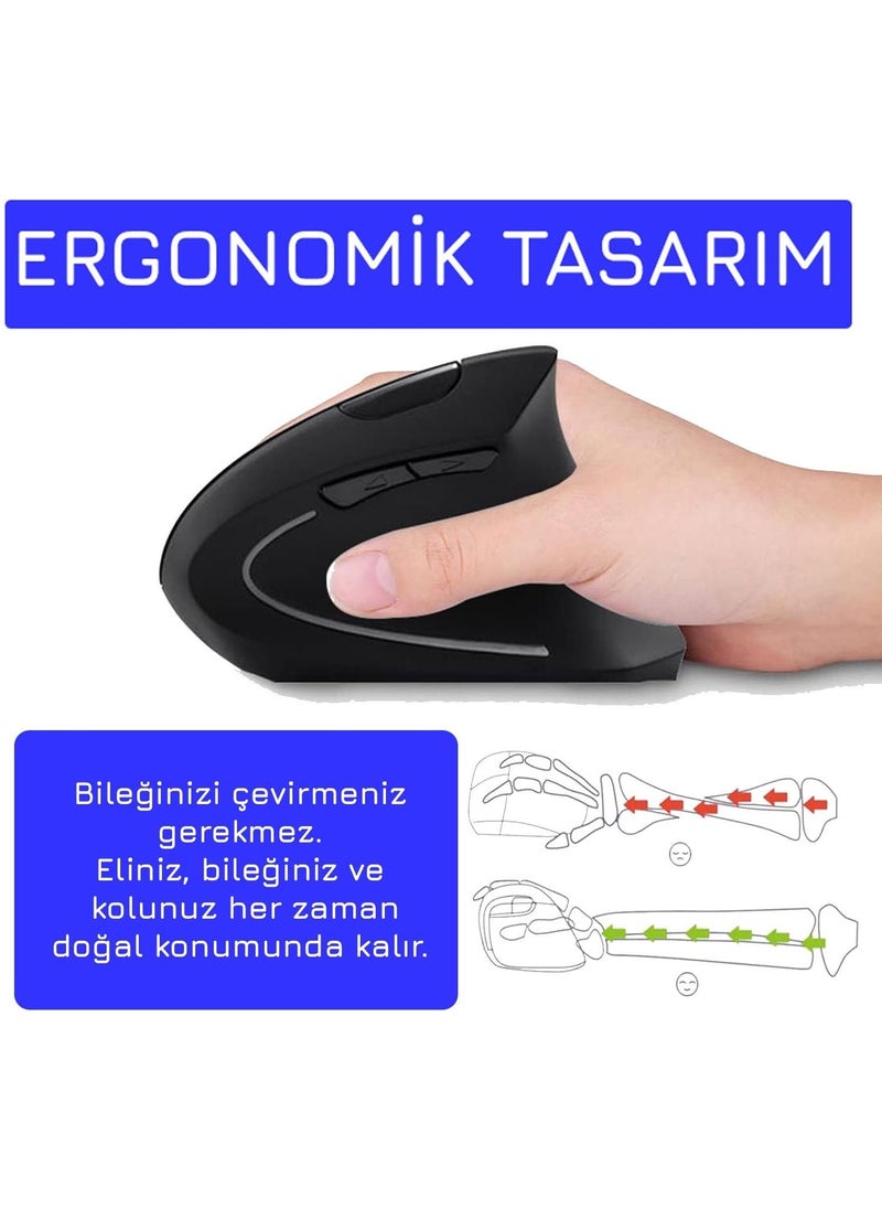 New Generation Wireless Ergonomic Vertical Mouse 800/1200/1600DPI