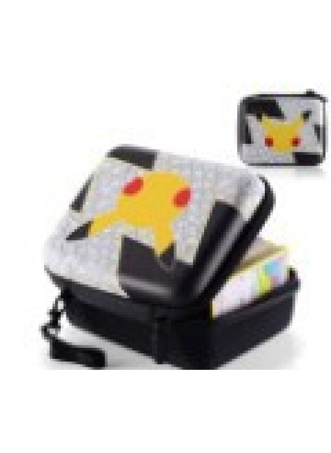 Pokemon Tcg Card Storage Bag Pokemon Trading Proudleaf Luxury Version Card Digital Computer/game Console Protective Case-Model:Smiley Pikachu