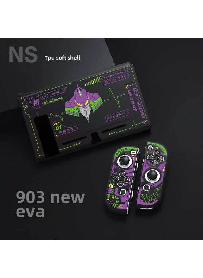 Nintendo Switch Color Case Manufacturer Switch Endurance TPU Soft Case NS Protective Case Split Protective Case-Model:903 EVA-switch/battery Life Version-soft Shell
