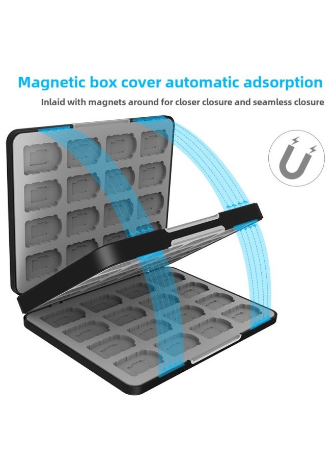 64-in-one Nintendo Switch OLED Game Card Storage Box Switch Magnetic Card Box Lite Card Slot-Product Color:64-in-1--pink (color Box Packaging)