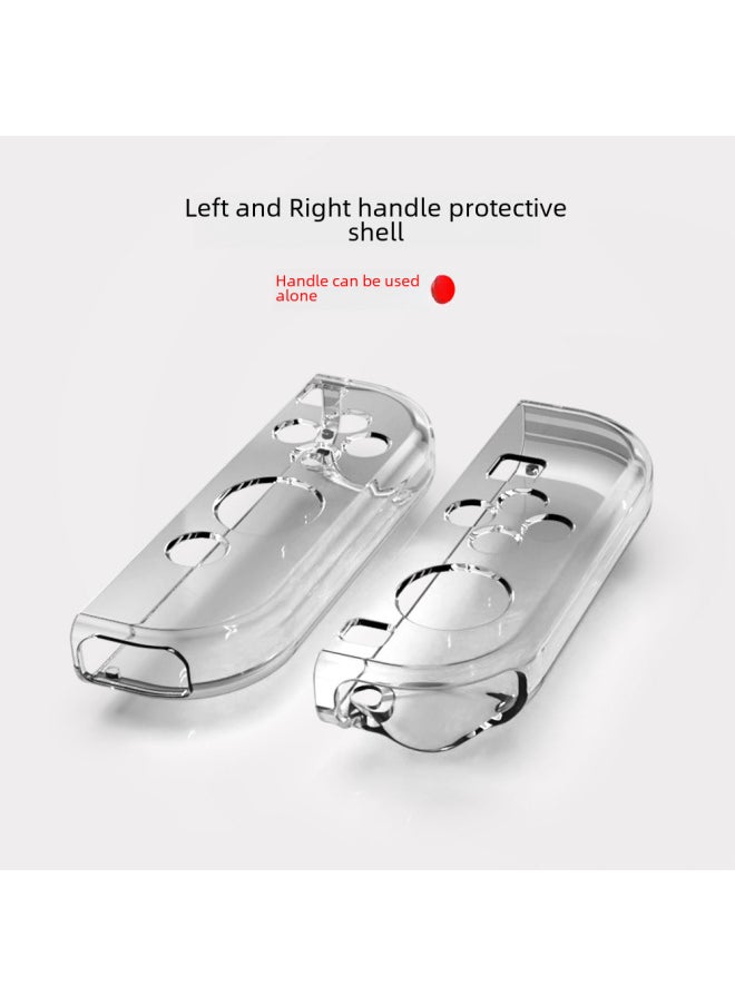 Switch Oled Protective Case Transparent TPU Soft Silicone Case Switch Oled Handle Case Nintendo N-Product Color:Clear-Model:Host Single Shell [bag Packaging]]