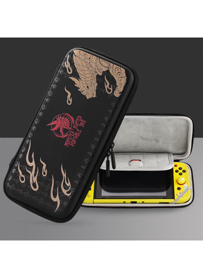 Red Print Nintendo SwitchOLED Storage Bag Manufacturers Direct NS Game Console EVA Card Than Hand Bag-Product Color:NS Blame Dragon Tiger Storage Bag