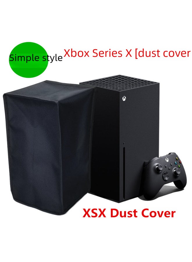 Dustproof Cover For Xbox Series X S Digital Computer/game Console Protective Shell-Product Color:PS5 Dust Cover Horizontal Oxford Cloth Black (white Edge)