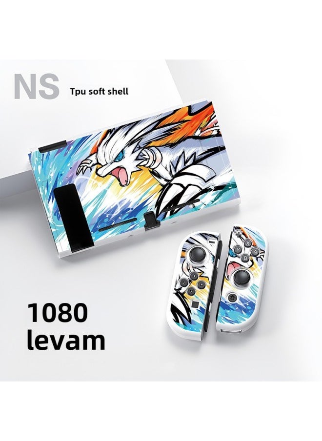 Nintendo Switch Color Case Manufacturer Switch Endurance TPU Soft Case NS Protective Case Split Protective Case-Model:821 Tomahawk Wuli-switch/battery Life Version-soft Shell