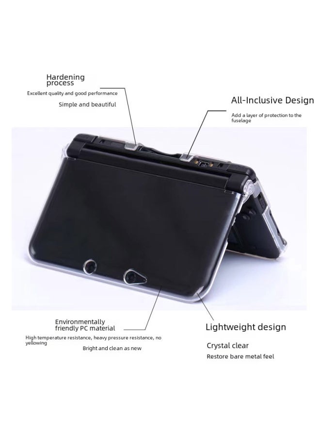 New3ds Protective Case NEW3DSXL Crystal Case 3DS Protective Case 3DSLL Game Console Protective Case-Product Color:Transparent-Model:PSP 1000
