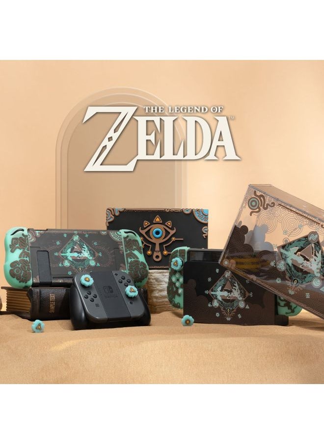 Nintendo Switch Protective Case Nsoled Glowing Handle Cover Joystick Cap Legend Zelda Tears The Kingdom Storage Bag-Model:(Spot) Oled-Lost Realm Base Shell