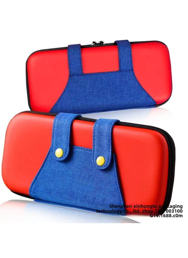 Mario SWIICHOLED Storage Bag For All Styles With Game Card Fixed Protection Game Storage Bag-Product Color:Red