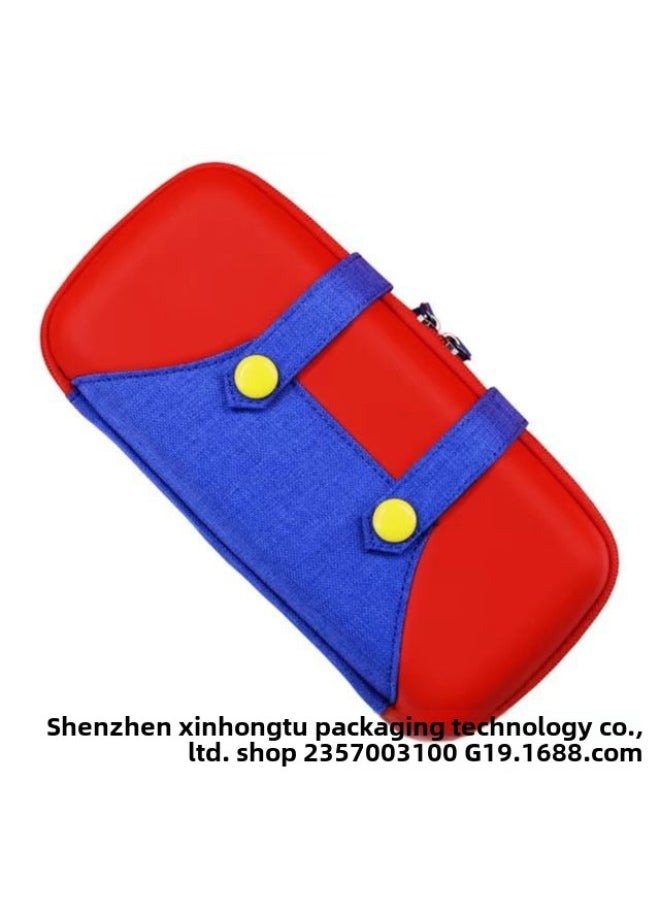 Mario SWIICHOLED Storage Bag For All Styles With Game Card Fixed Protection Game Storage Bag-Product Color:Red
