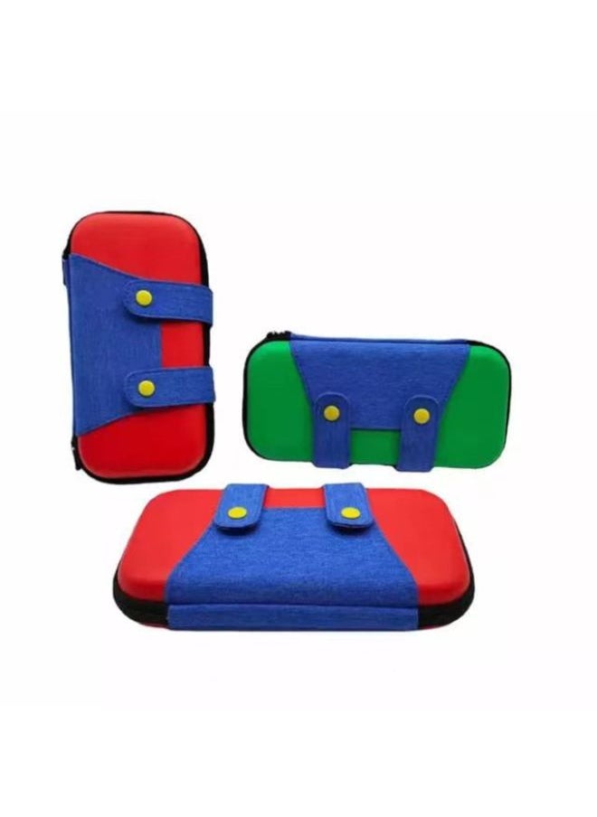 Mario SWIICHOLED Storage Bag For All Styles With Game Card Fixed Protection Game Storage Bag-Product Color:Red