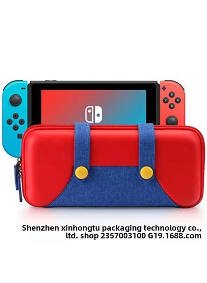 Mario SWIICHOLED Storage Bag For All Styles With Game Card Fixed Protection Game Storage Bag-Product Color:Red