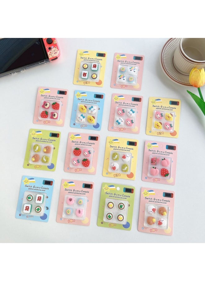 Digital Computer/game Console Protective Case/shell - Shockproof Scratch-resistant-Product Color:switch Rocker Cap-Model:Strawberry + Melody