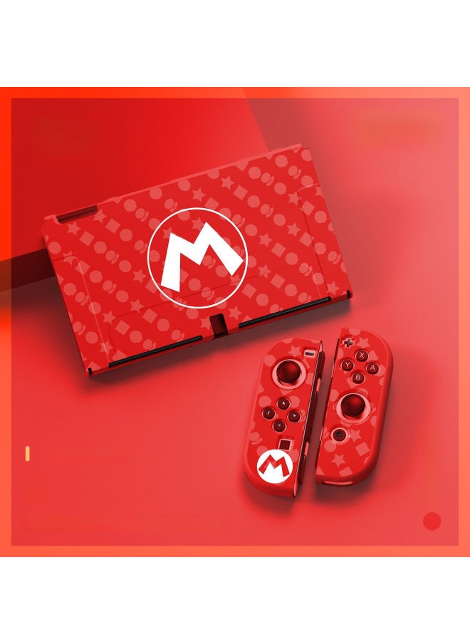Nintendo Switch Oled TPU Matte Protective Case Embossed Color Printing Split Soft Case-Product Color:Fighting Kabi