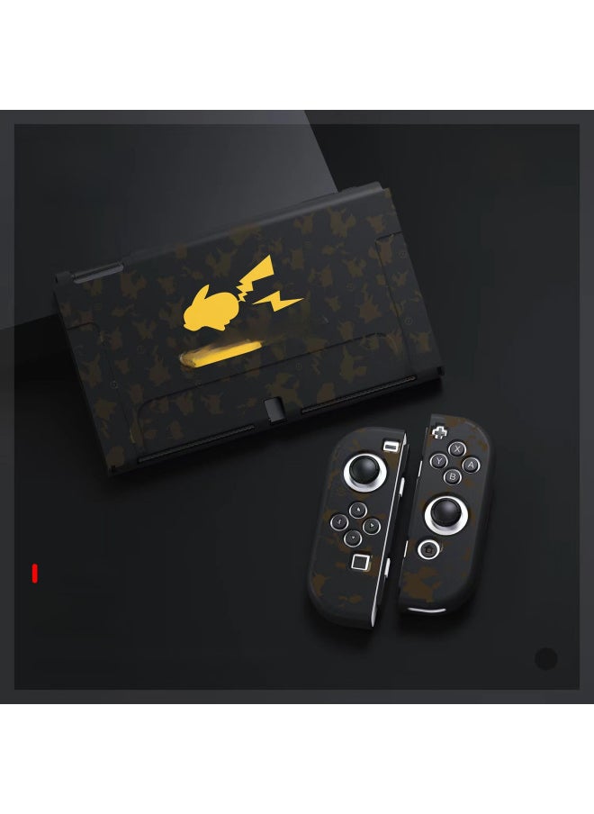Nintendo Switch Oled TPU Matte Protective Case Embossed Color Printing Split Soft Case-Product Color:Fighting Kabi