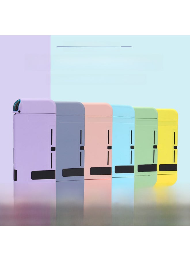 Nintendo SWITCH TPU Soft Case All-inclusive Protective Case Silicone Case UV Printing-Product Color:White