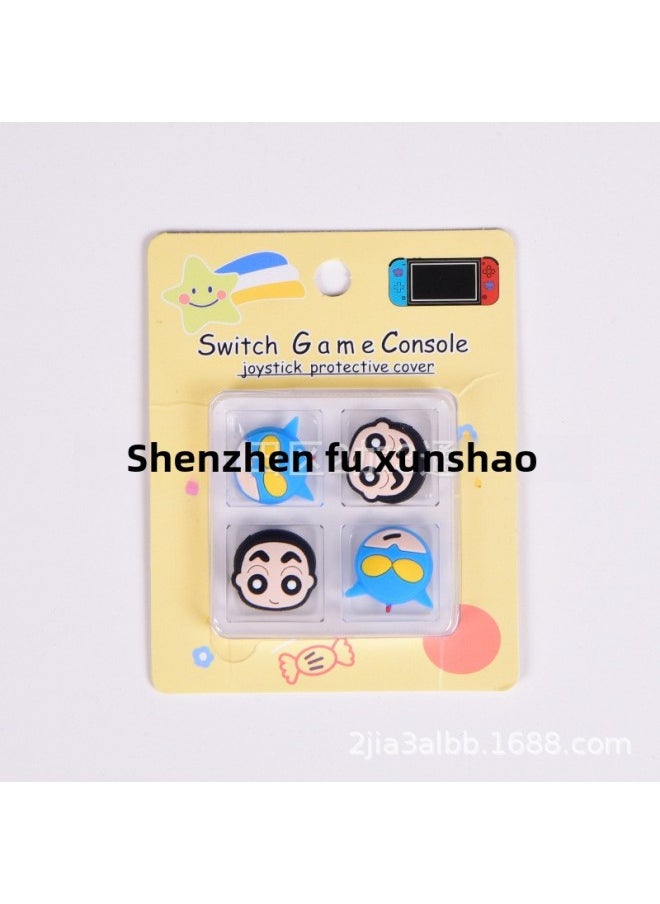 Nintendo Switch Silicone Rocker Set NS Lite Cartoon Rocker Cap Protective Cover Oled Rocker Cap-Product Color:switch Rocker Cap-Model:Pacha + Chick