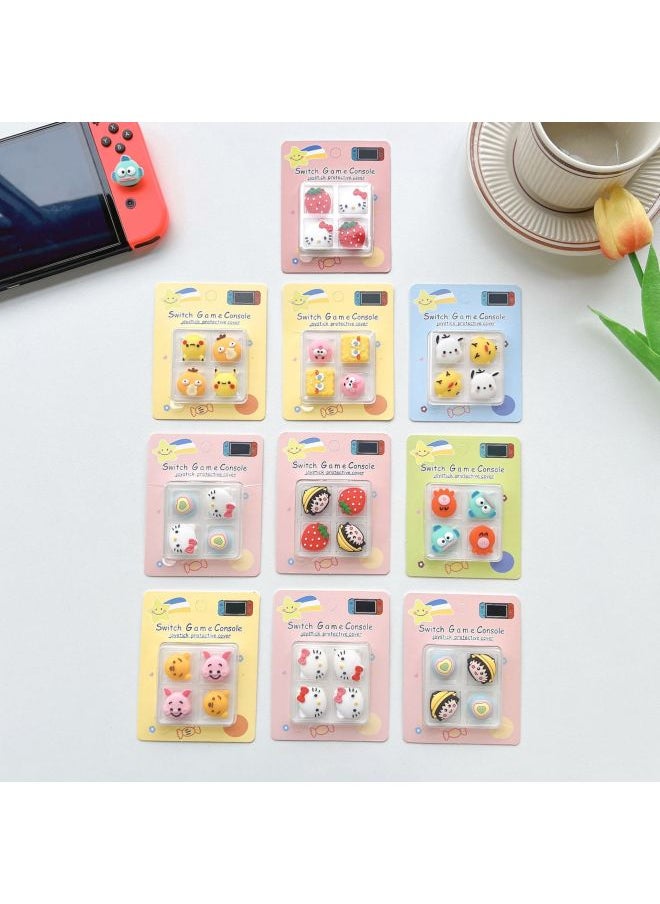 Nintendo Switch Silicone Rocker Set NS Lite Cartoon Rocker Cap Protective Cover Oled Rocker Cap-Product Color:switch Rocker Cap-Model:Pacha + Chick