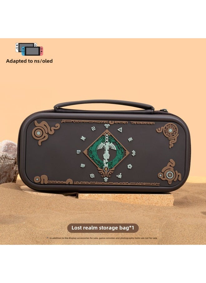 Nintendo Switch Protective Case Nsoled Glowing Handle Cover Joystick Cap Legend Zelda Tears The Kingdom Storage Bag-Model:(Spot) Switch Lost Territory Luminous Storage Bag
