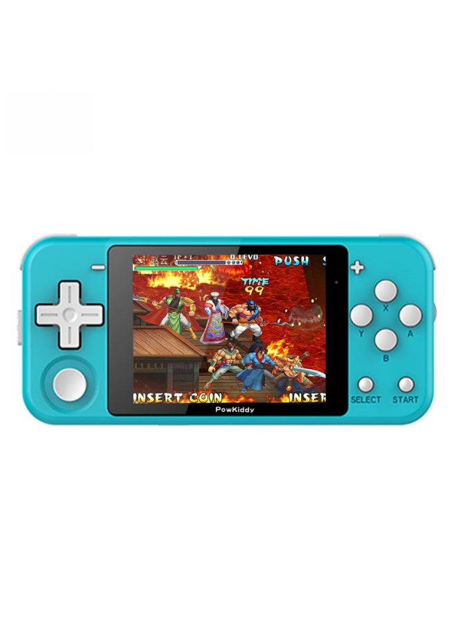 Powkiddy Q90 Vintage Mini Handheld Game Console Ps Joystick Street Fighter Style Retro Digital Computer Game Console-Product Color:Transparent Understanding (Chinese)-Model:Q90-16G Standard