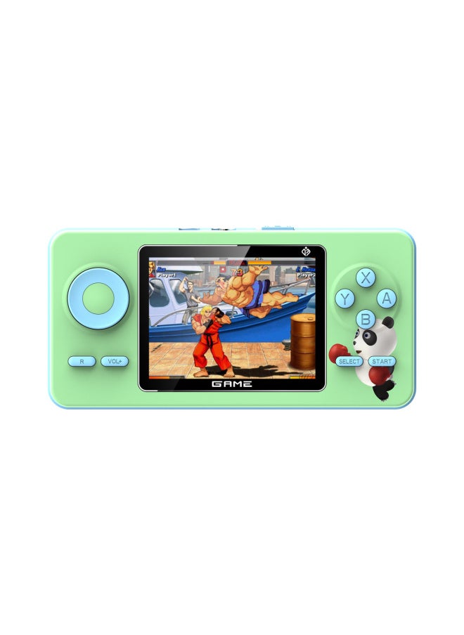 Handheld Game Machine Portable Mini Children's Sup Double Play Nostalgic Retro Classic Fc Built-in 520-in-one-Model:Quality-Singles/Green (520 In One)