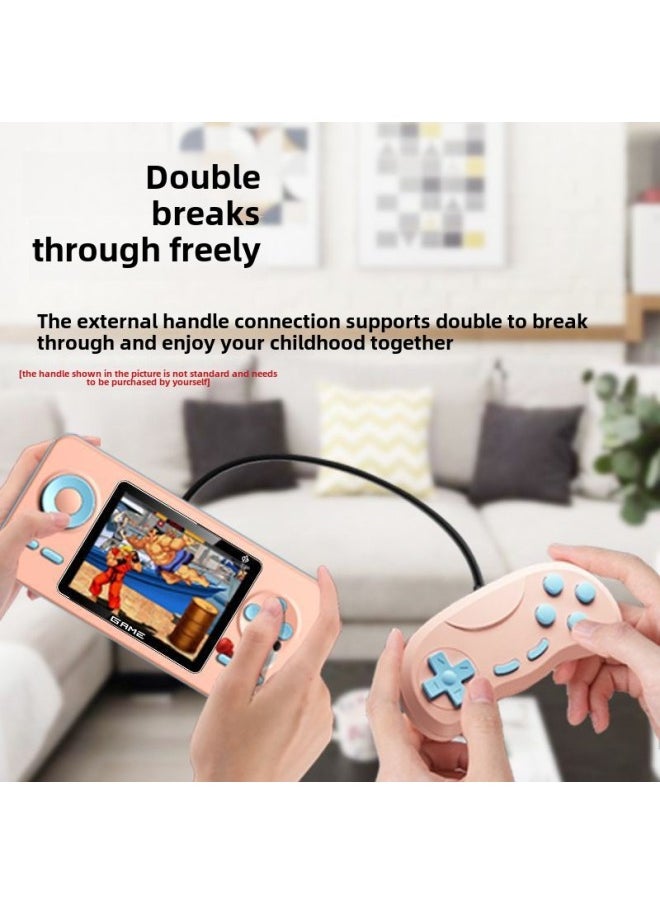 Handheld Game Machine Portable Mini Children's Sup Double Play Nostalgic Retro Classic Fc Built-in 520-in-one-Model:Quality-Singles/Green (520 In One)