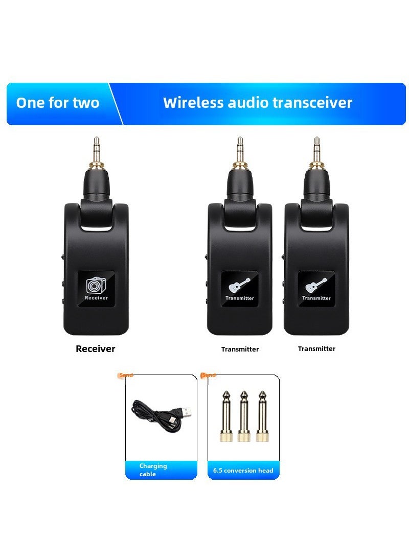 Wireless Audio Transmitter Receiver for Musical Instruments One drag two