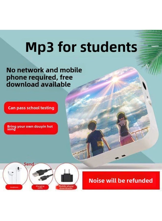 Direct Students Listen To Songs Outside The Mini Portable Player High School Students English Popular Songs Walkman-Body Color:[the Son Of The Weather]-Memory Capacity:External + Full Set Of Accessories + 2g Memory Card