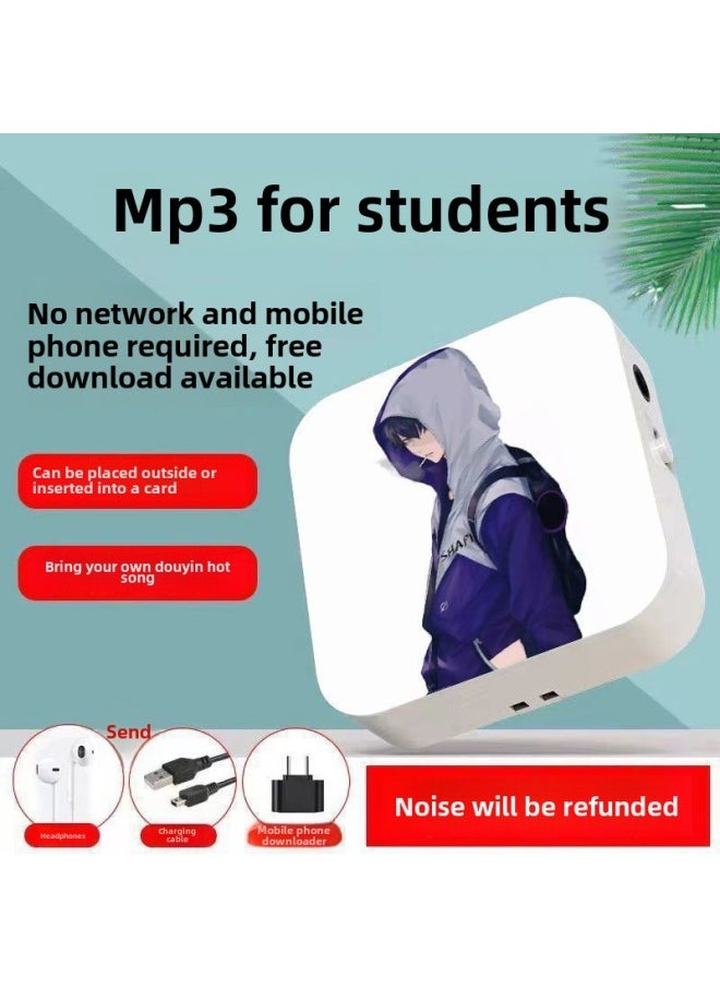 Direct Students Listen To Songs Outside The Mini Portable Player High School Students English Popular Songs Walkman-Body Color:【the Power Of Sensitive】-Memory Capacity:External + Full Set Of Accessories + 8g Memory Card