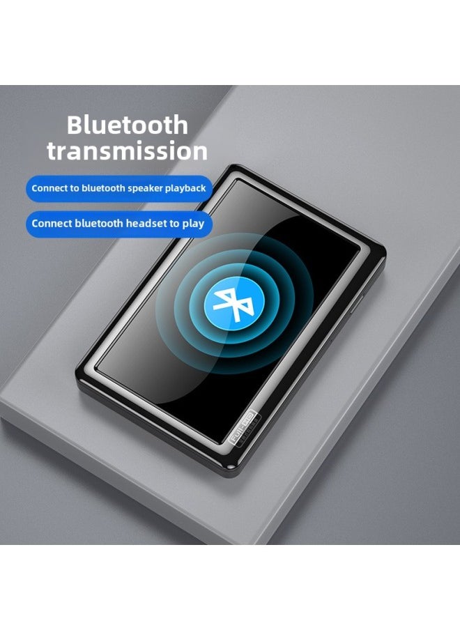 5-inch MP5 Player Can Be Connected To U Disk Mp4 Full Screen Bluetooth MP3 Walkman Students MP6 Card Reading Novels-Body Color:Black-Memory Capacity:8gb (bluetooth Version)
